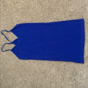 Blue tank top
